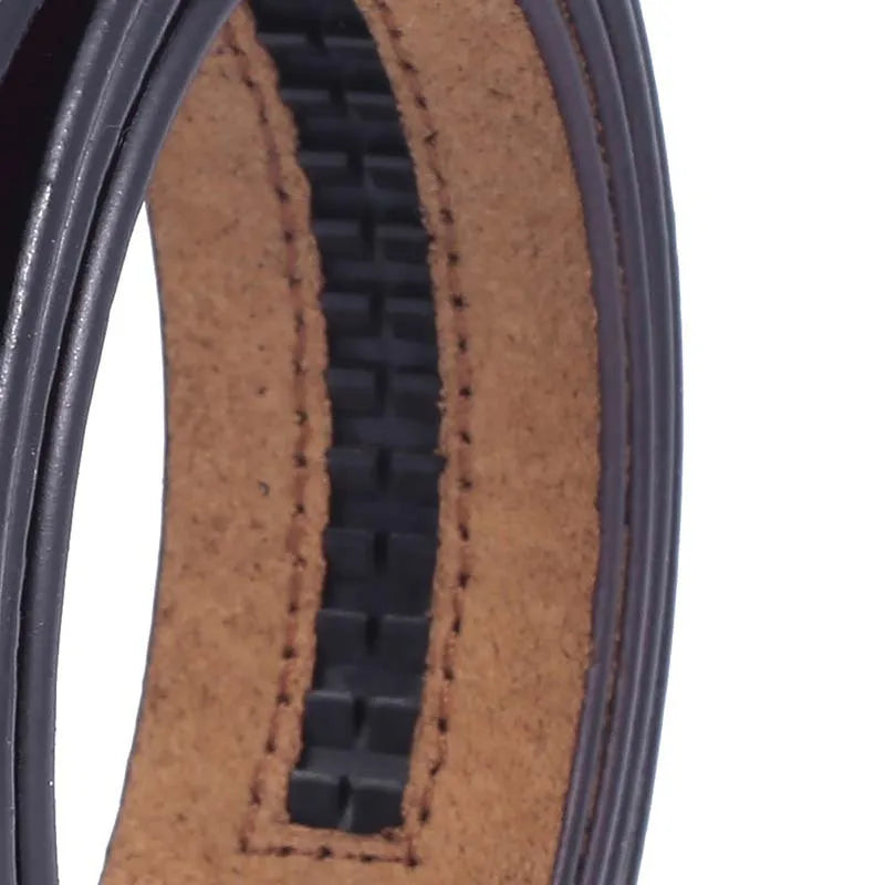 Genuine Leather Belt Without Buckle 3.5cm Width