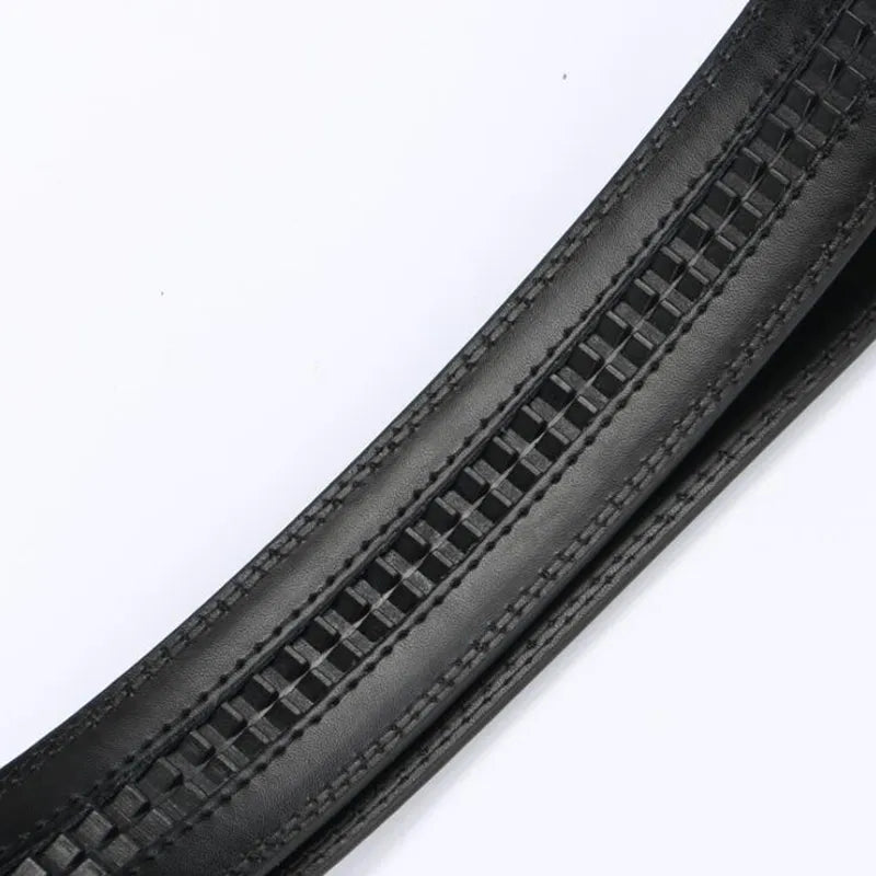 Belt Strap Without Buckle Width 3.5cm PU Leather