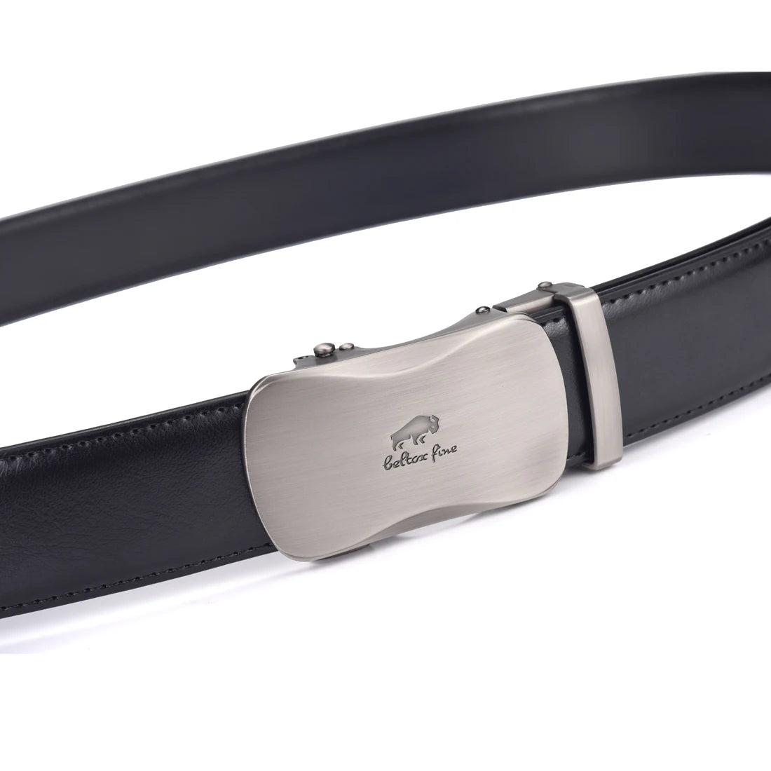 BOSTANTEN Belt for Men Leather Ratchet Dress Belt with Automatic